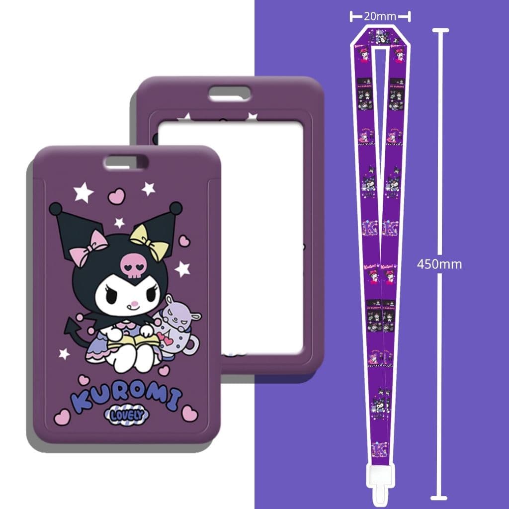บัตรนักเรียน กรอบบัตร ซองใส่บัตรพนักงาน กรอบ ร้อมสาย ลายการ์ตูน แนวตั้ง พลาสติกอย่างดี เฟรมการ์ด รูปที่ 9