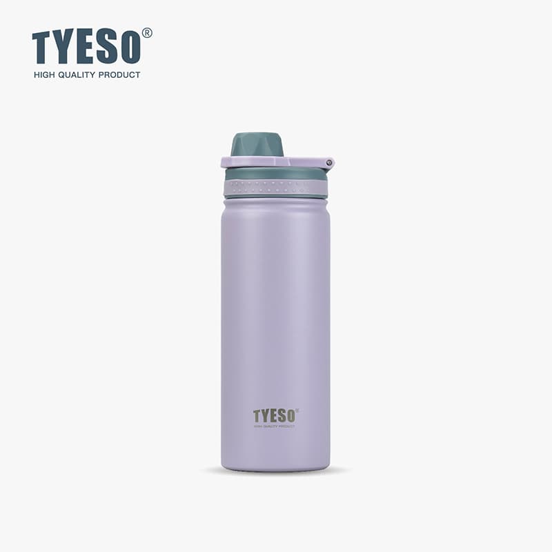 TYESO ขวดน้ำทรงกระบอก สแตนเลส 304 แท้ เก็บร้อน-เย็น ขนาด 530ML/750ML มีฝาปิด พร้อมหูหิ้ว พกพาสะดวก รูปที่ 7