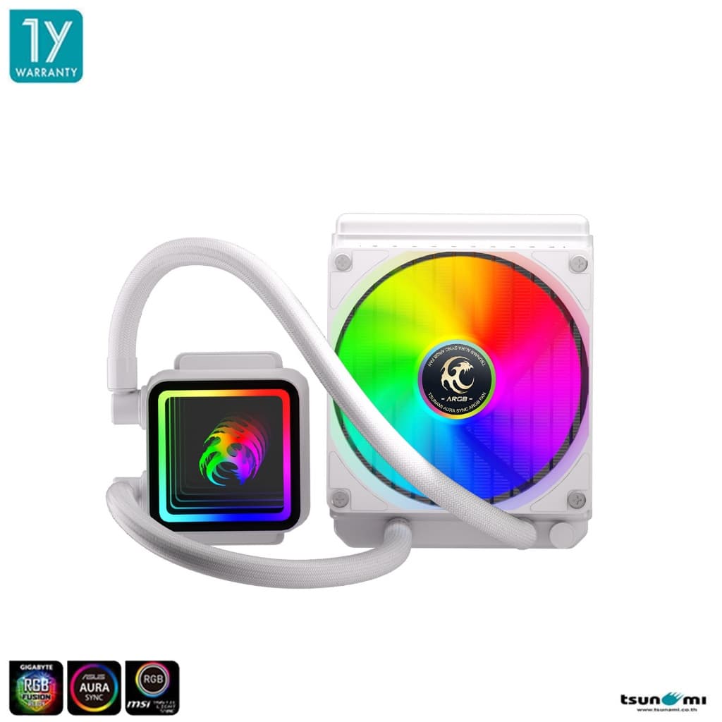 ชุดน้ำระบบปิด Tsunami V120 ARGB TDP 230W AIO Liquid Cooler รับประกัน 1 ปี รูปที่ 4