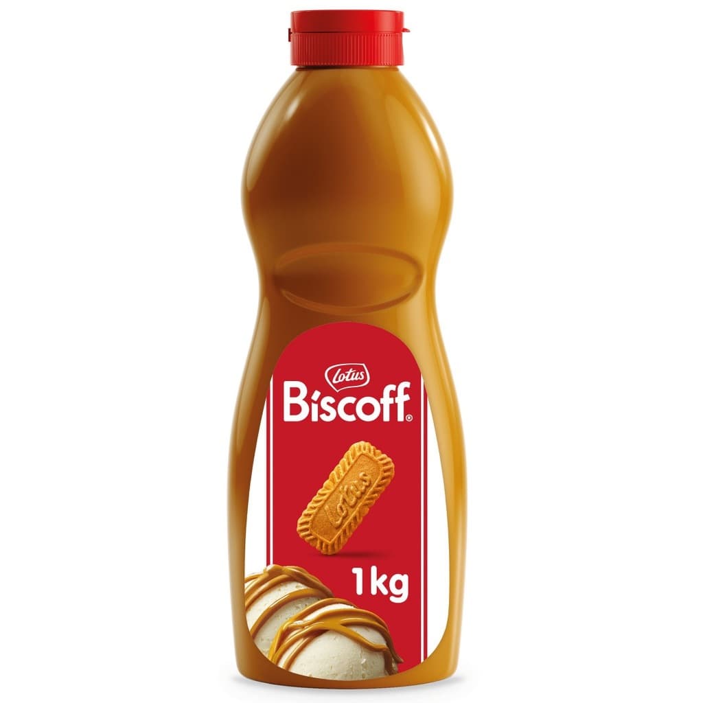 Lotus Biscoff Topping โลตัสบิสคอฟ ท็อปปิ้งซอส ขนาด 1 Kg. BBE: 23/09/2026 รูปที่ 2