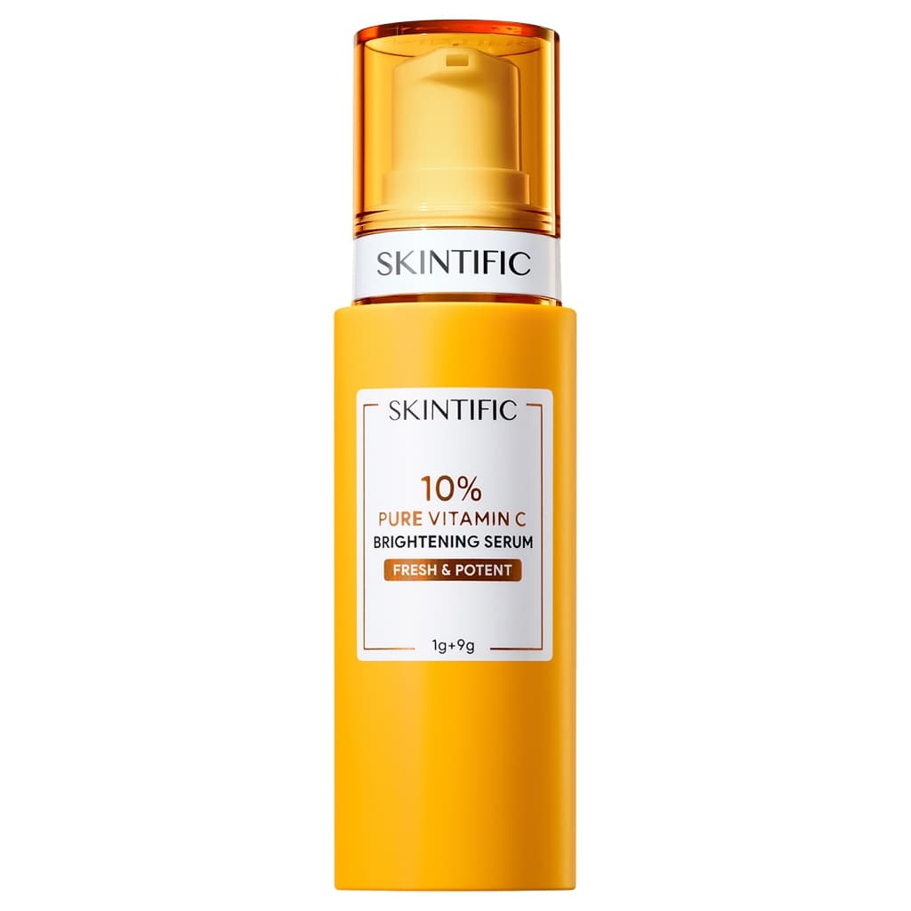 SKINTIFIC - 10% Pure Vitamin C Brightening Serum 10% เพียว วิตามินซี ไบร์ทเทนนิ่ง เซรั่ม 1+1 รูปที่ 5