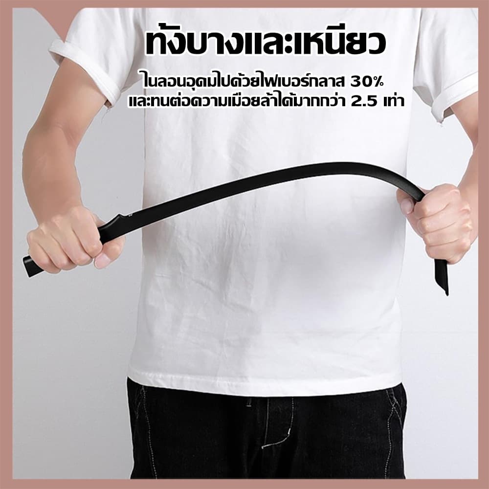 Smart ช้อนใส่รองเท้า ความยาว 63cm ที่ช่วยการสวมรองเท้าได้ไว Shoe Horn Long Handle ส่งไปในวันเดียวกัน ขนส่งในประเทศ รูปที่ 7
