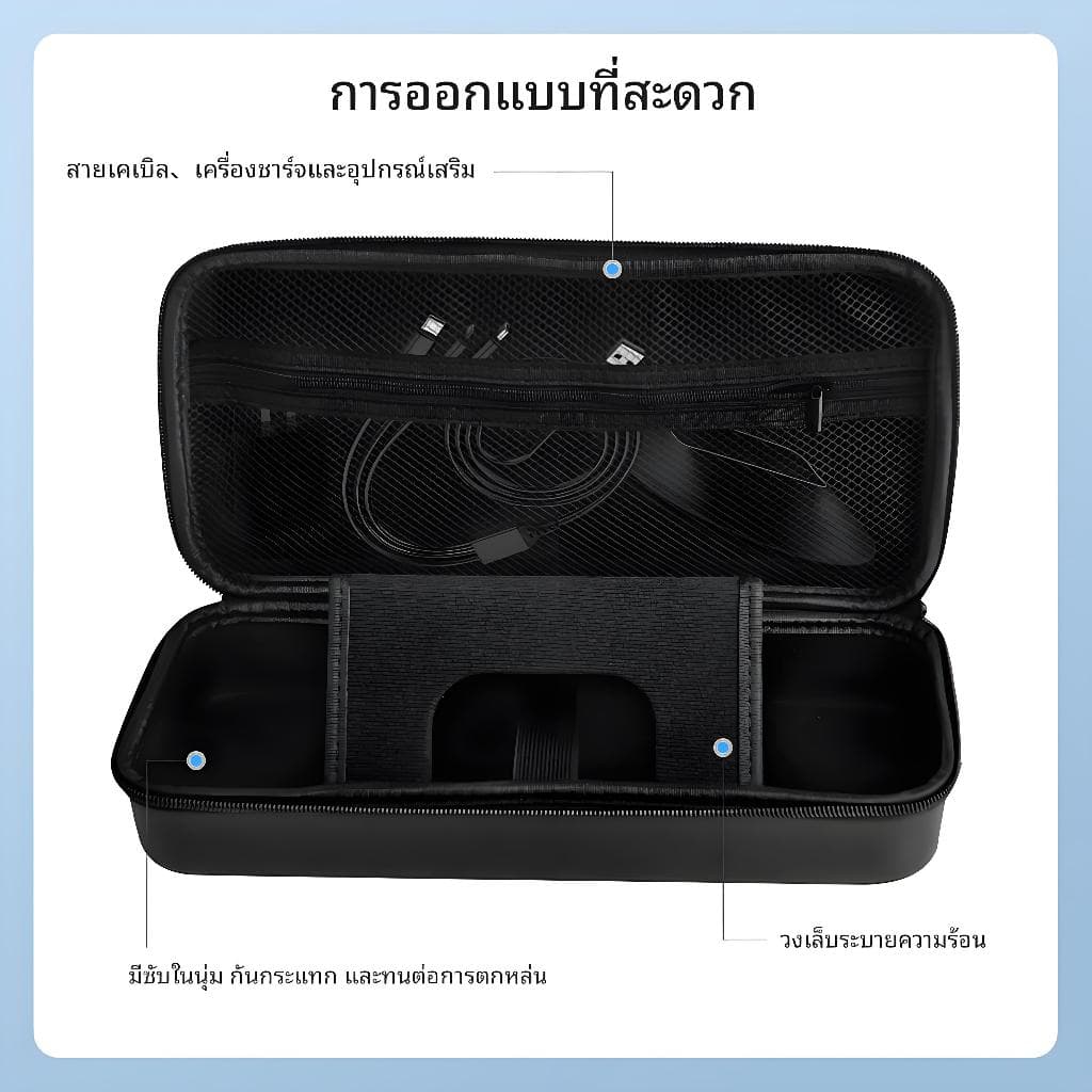 กระเป๋า MSI Claw/Claw 8 AI+/Claw A8 BZ2EM หนัง EVA กันน้ำ+กันกระแทก - สำหรับเก็บอุปกรณ์พกพา รูปที่ 5