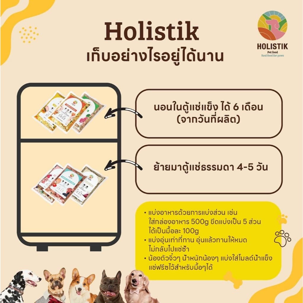อาหารสุนัขปรุงสุกสูตรปลาขาว - Holistik White fish รูปที่ 5