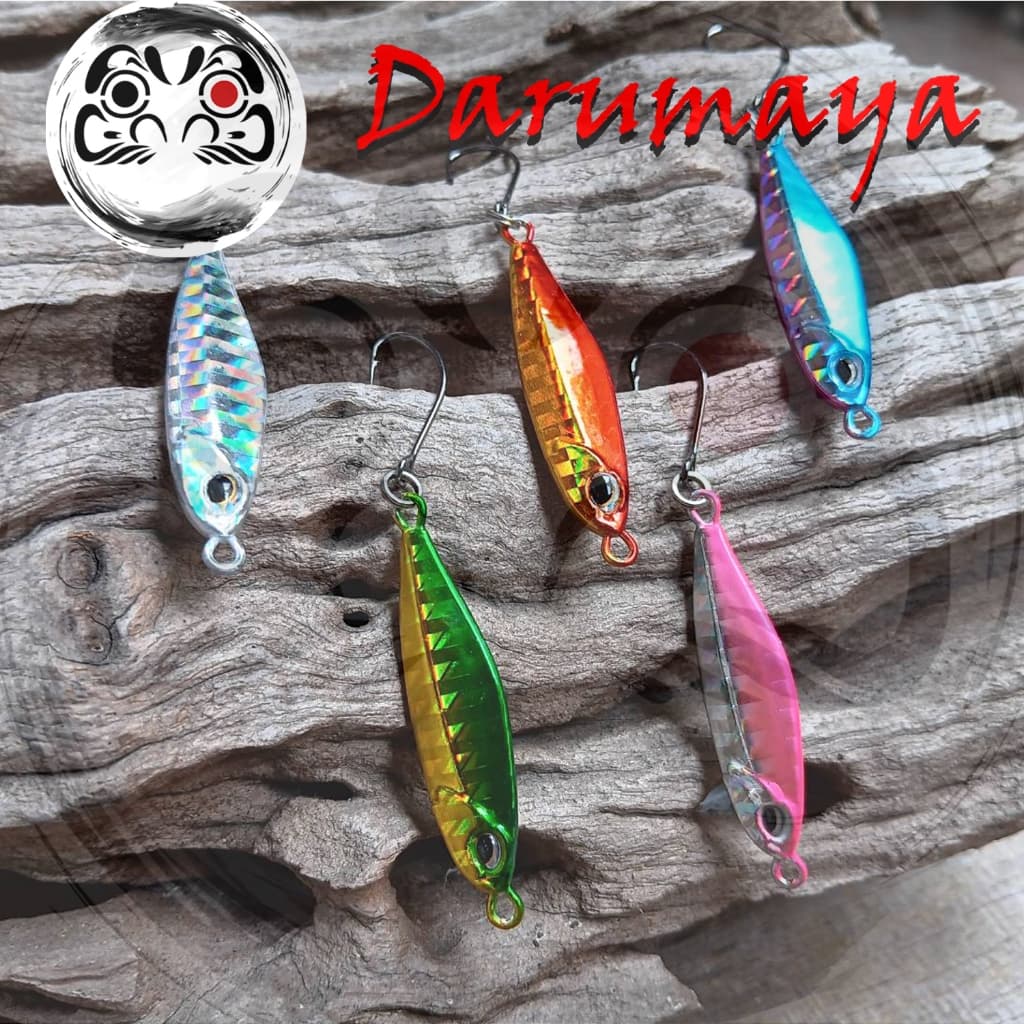 เหยื่อจิ๊กปลากริม ไมโครจิ๊ก ขนาด 3.5 5.4 7.5 และ10.8 กรัม สละ สีขน สีกุน กะพง กุเลา งานวัง แคสจิ๊กชายฝั่ง งานตีข้างโป๊ะ รูปที่ 6
