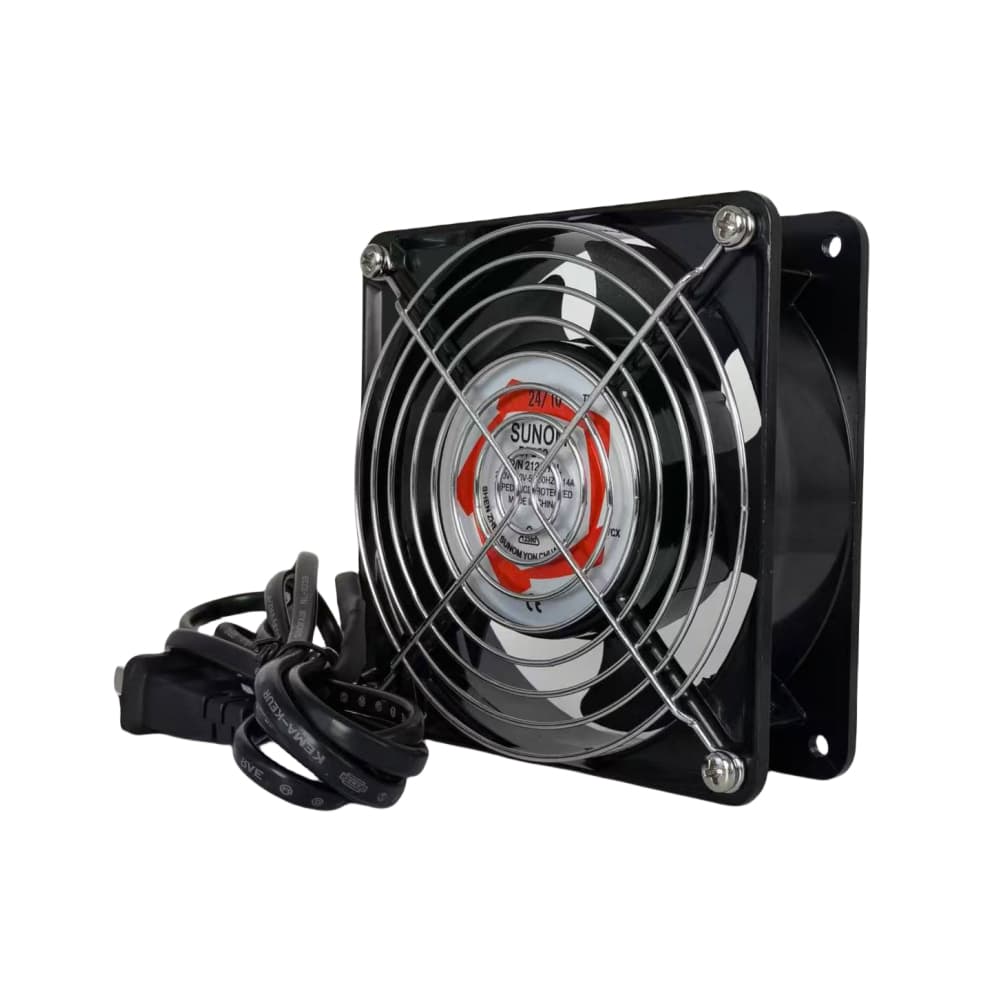 พัดลมระบายความร้อน พัดลมตู้RACK AC SUNOM 12Cm 220-240V ปลั่กเสียบไฟบ้าน รูปที่ 6