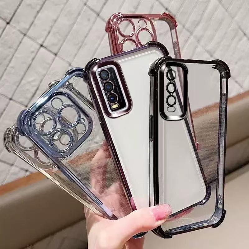 เคสใส ขอบสี กันเลนส์กล้อง สำหรับVivo Y12A Y12S Y3S Y20 Y20S Y20I Y11 Y12 Y15 Y17กันกระแทก รูปที่ 2