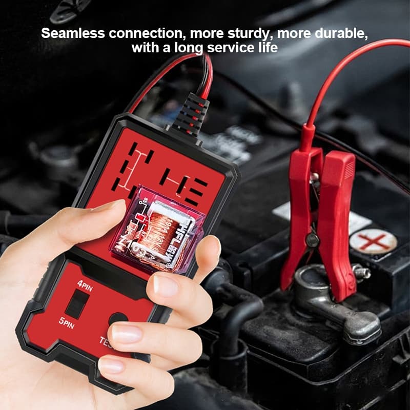 เครื่องทดสอบรีเลย์รถ 12V/24V เครื่องมือวินิจฉัยรีเลย์รถยนต์ Car Relay Tester รูปที่ 6