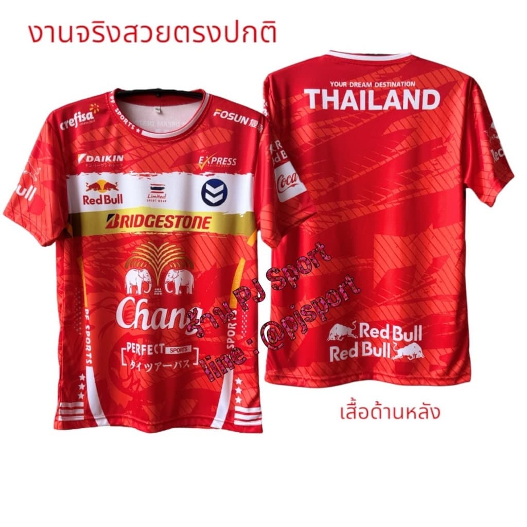 เสื้อกีฬา ผ้าไมโครสปอร์ตนุ่มใส่สบาย สีสดใสไม่หลุดลอก รูปที่ 6