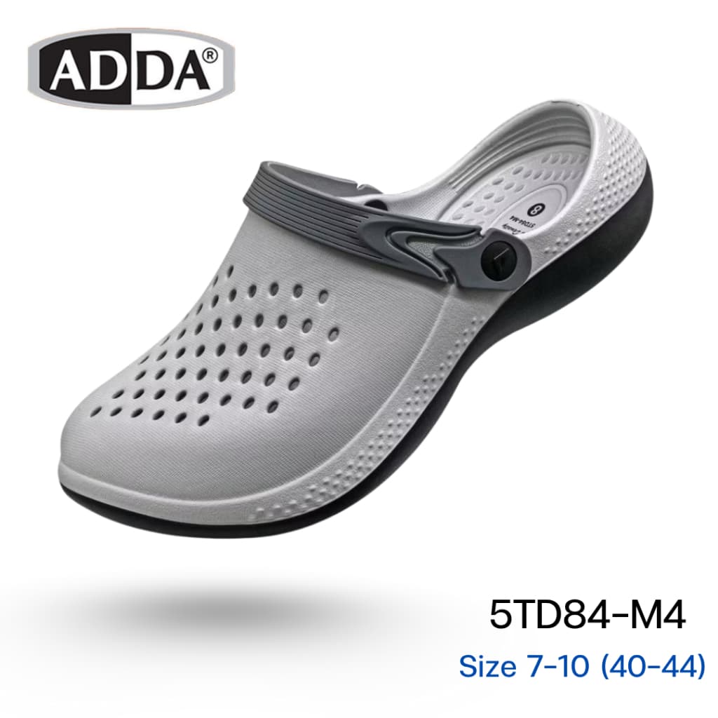 รองเท้าแตะ รองเท้าลำลอง สำหรับผู้ชาย ADDA 2density แบบสวมหัวโต รุ่น 5TD84M4 รูปที่ 5