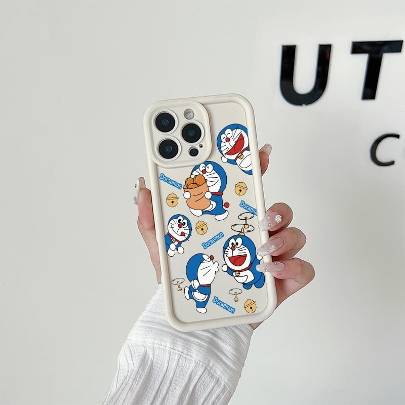 น่ารักจัง doraemon เคส Samsung A04s/A13 A12 M12 A05s A05 A03s A02s A03 A23 A25 A35 A16 A06 A52 A51 A30s A52 A51 รูปที่ 3