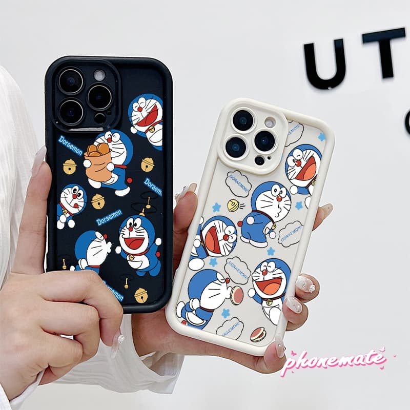 น่ารักจัง doraemon เคส Samsung A04s/A13 A12 M12 A05s A05 A03s A02s A03 A23 A25 A35 A16 A06 A52 A51 A30s A52 A51 รูปที่ 1