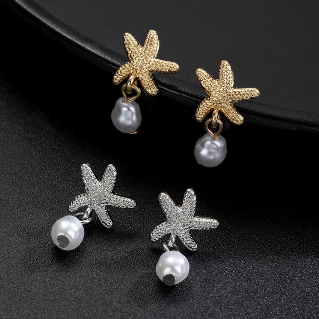 RIbbonIslandต่างหูสตั๊ด 1 คู่ stainless สำหรับผู้หญิง ins จี้ คุณภาพสูง ต่างหูมุก แฟชั่น โบฮีเมียน มินิมอล ส่งเร็ว รูปที่ 4