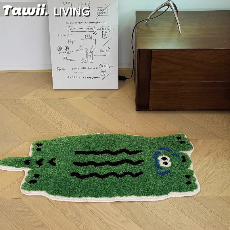 Tawii. พรม พรมปูพื้น พรมเช็ดเท้า พรมนุ่ม ลายสัตว์ แต่งห้อง 40/50/60ซม ผ้าเช็ดเท้า พรมห้องน้ํา รูปที่ 4