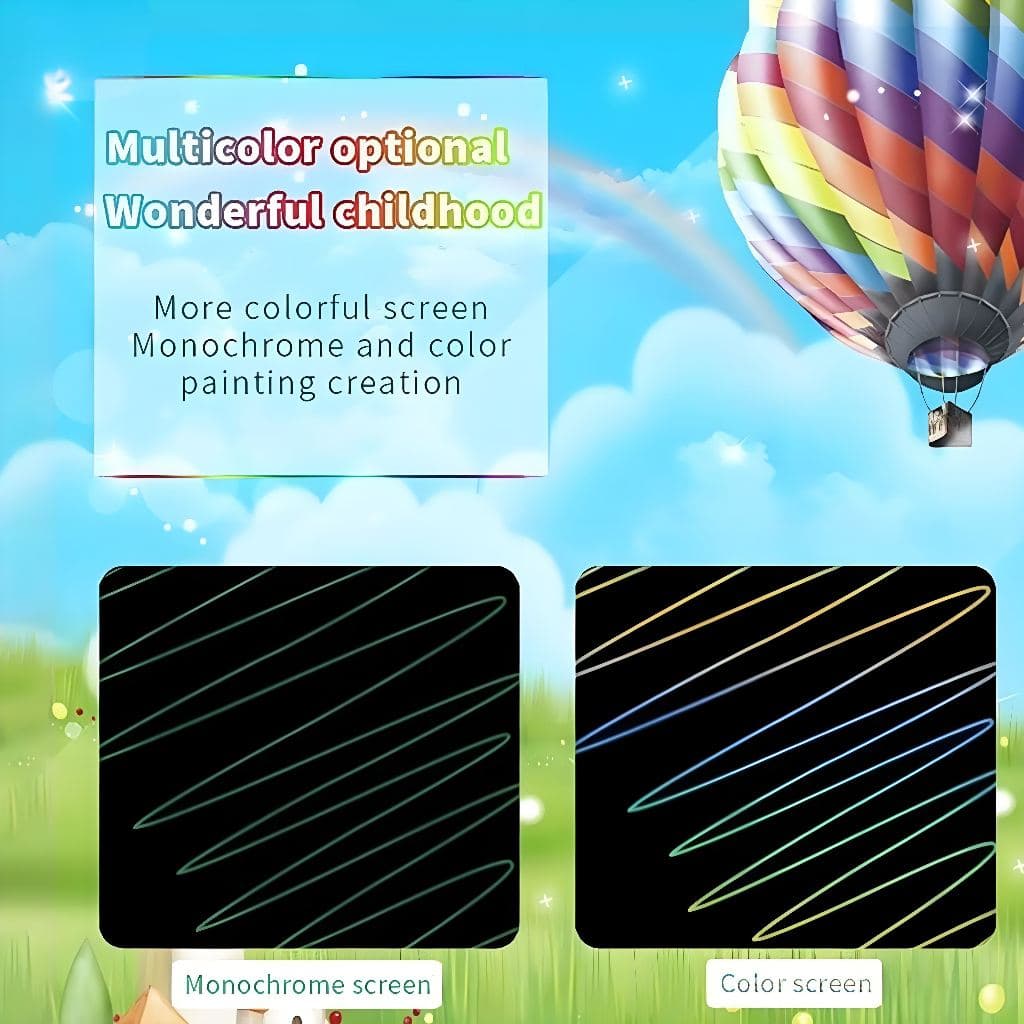 กระดานเขียน 8.5/10/16นิ้ว กระดานลบได้ LCD Writing Tablet กระดานวาดรูป จอเป็นสี กระดาน ขนาด ของเล่นกระดานวาดภาพ รูปที่ 8
