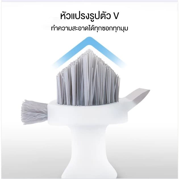 แปรงขัดห้องน้ำ อเนกประสงค์ อุปกรณ์ทำความสะอาดในห้องน้ำ ชักโครก แปรงขัดพื้น แปรงขัดอ่างล่างหน้า แปรงขัดรองเท้า ไม้รีดน้ำ รูปที่ 6