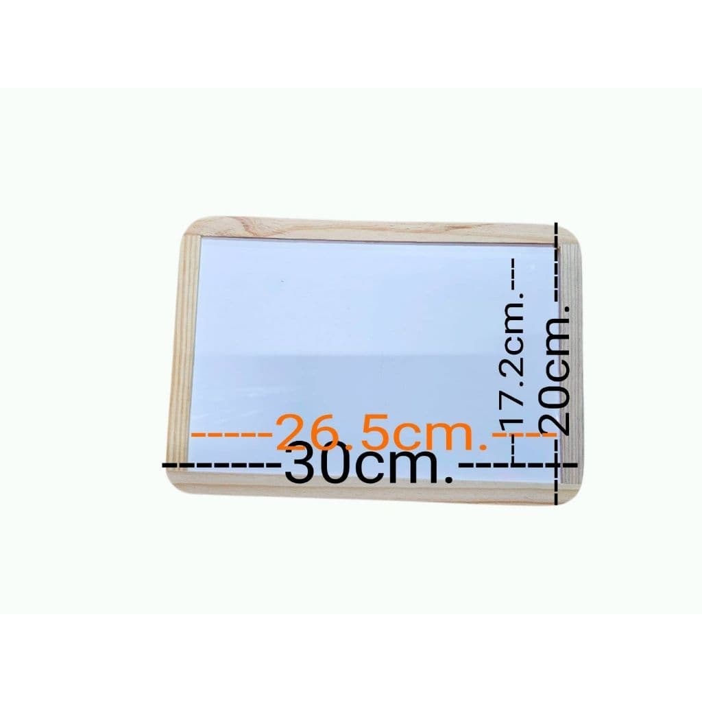 กระดานไวท์บอร์ด​ขนาด20x30cm. ​หน้าผิวกระดานมันเขียนง่าย รูปที่ 6