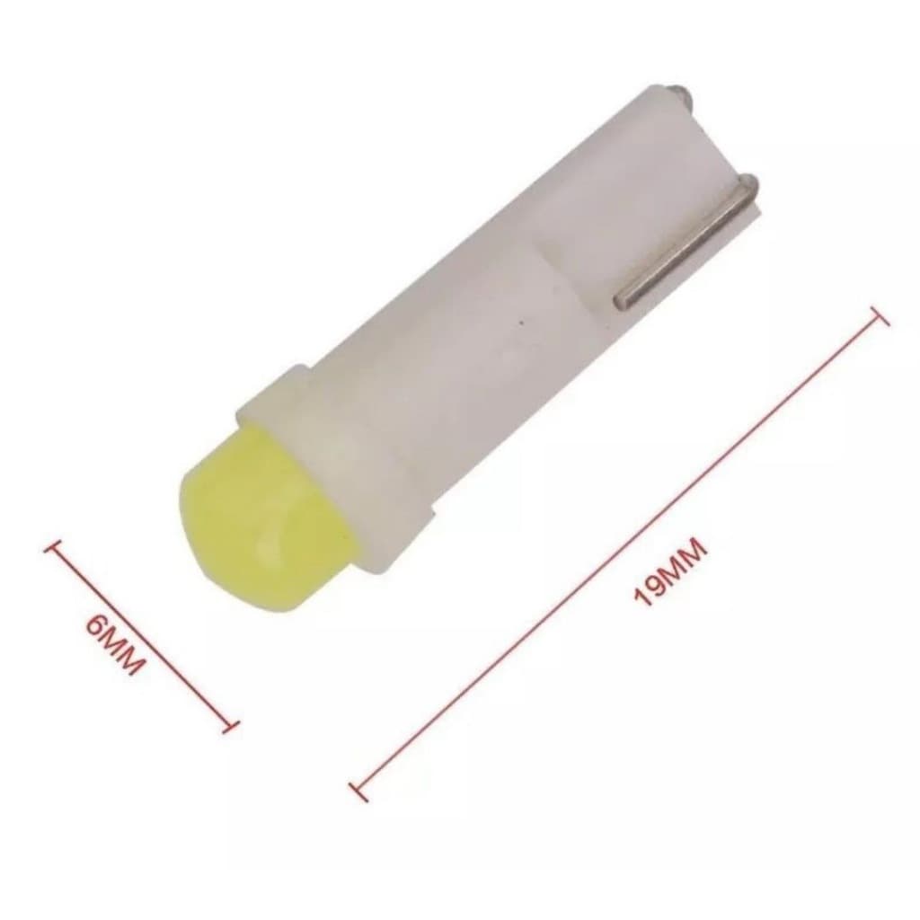 ไฟขั้ว T5 1 SMD LED ไฟหรี่ หน้าปัดรถ เรือนไมล์ คอนโซล รูปที่ 3