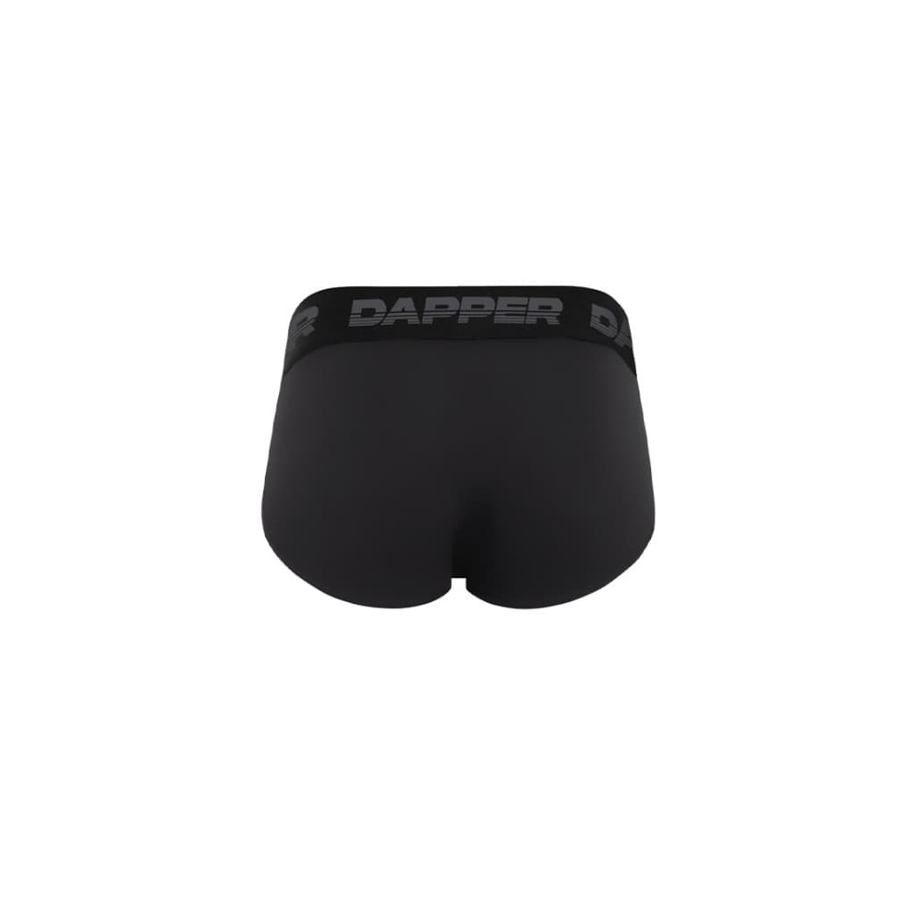 DAPPER แพ็ค 2 ชิ้น กางเกงชั้นในชาย Dapper Ultraflex ทรง Briefs สีดำ รูปที่ 4