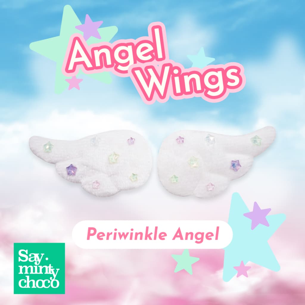 saymintychoco ° Angel Wings | Hair Accessories Clip กิ๊บติดผม เข็มกลัด ปีกนางฟ้า กิ๊บนางฟ้า รูปที่ 5