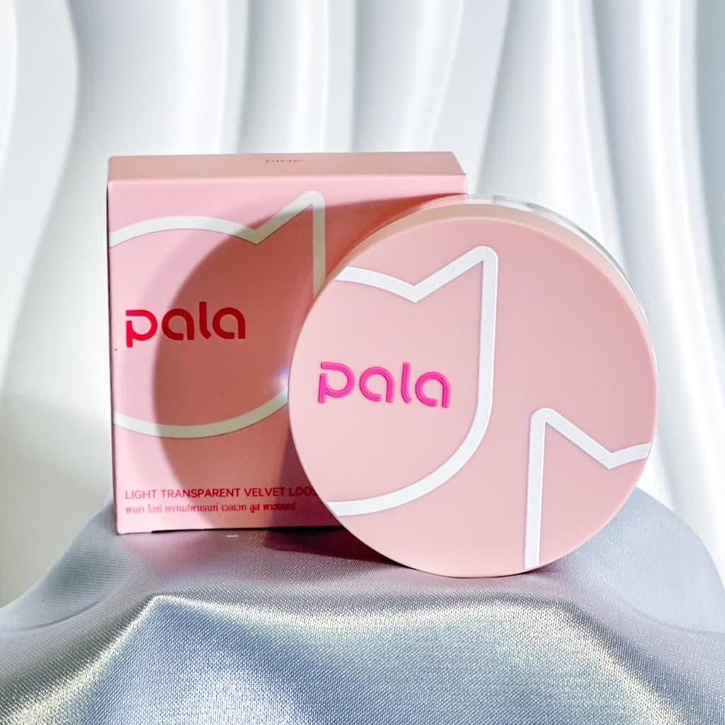 PALA แป้งฝุ่น พารา แป้งเซ็ตเมคอัพ LIGHT TRANSPARENT VELVET LOOSE POWDER เบลอผิว เนื้อละเอียด ติดทน แบรนด์ไทย มีอ.ย. รูปที่ 1