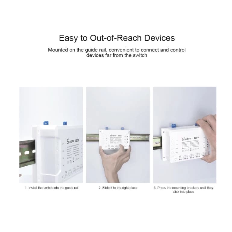 Sonoff 4CH R3 สวิตช์ Wi-Fi สามารถควบคุมเปิดปิด ตั้งเวลาผ่านสมาร์ทโฟน รูปที่ 5