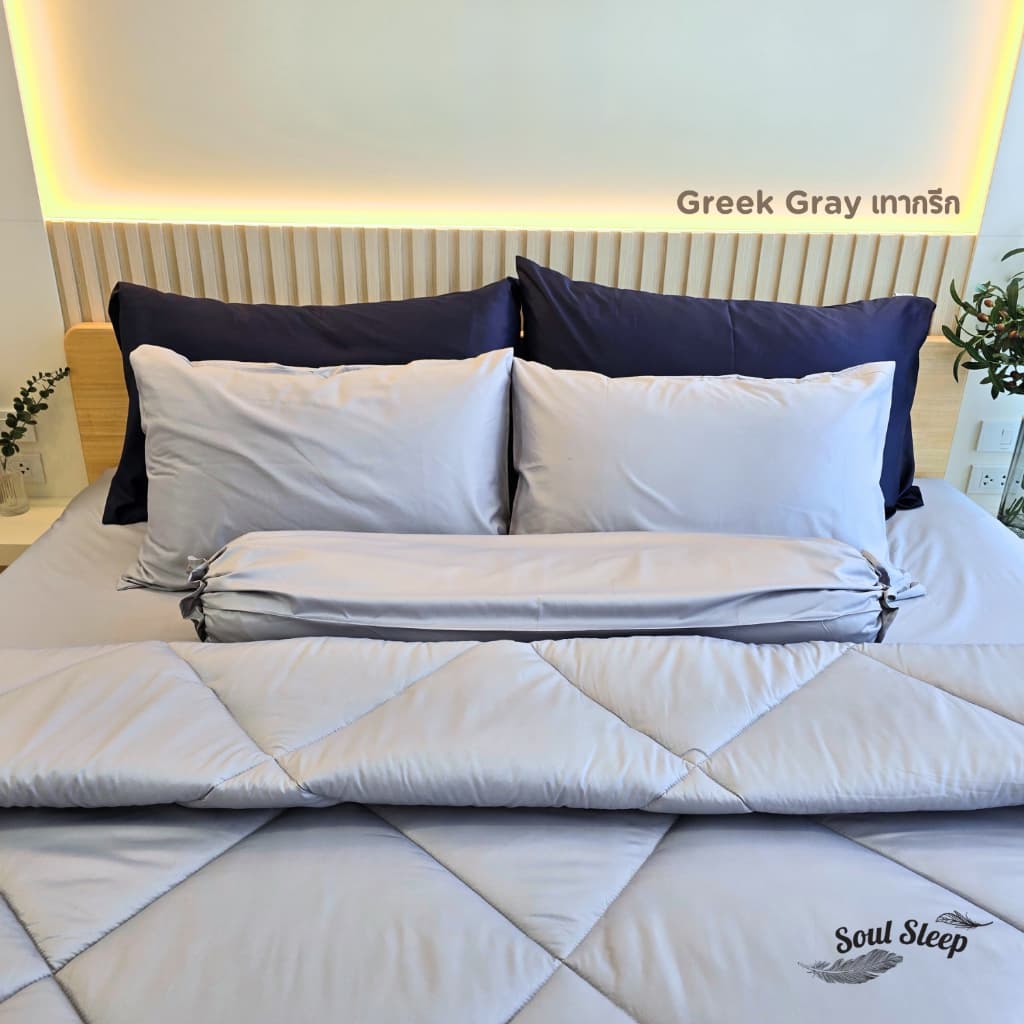 ชุดผ้าปูที่นอนโรงแรม "Greek Gray" Collection รูปที่ 3