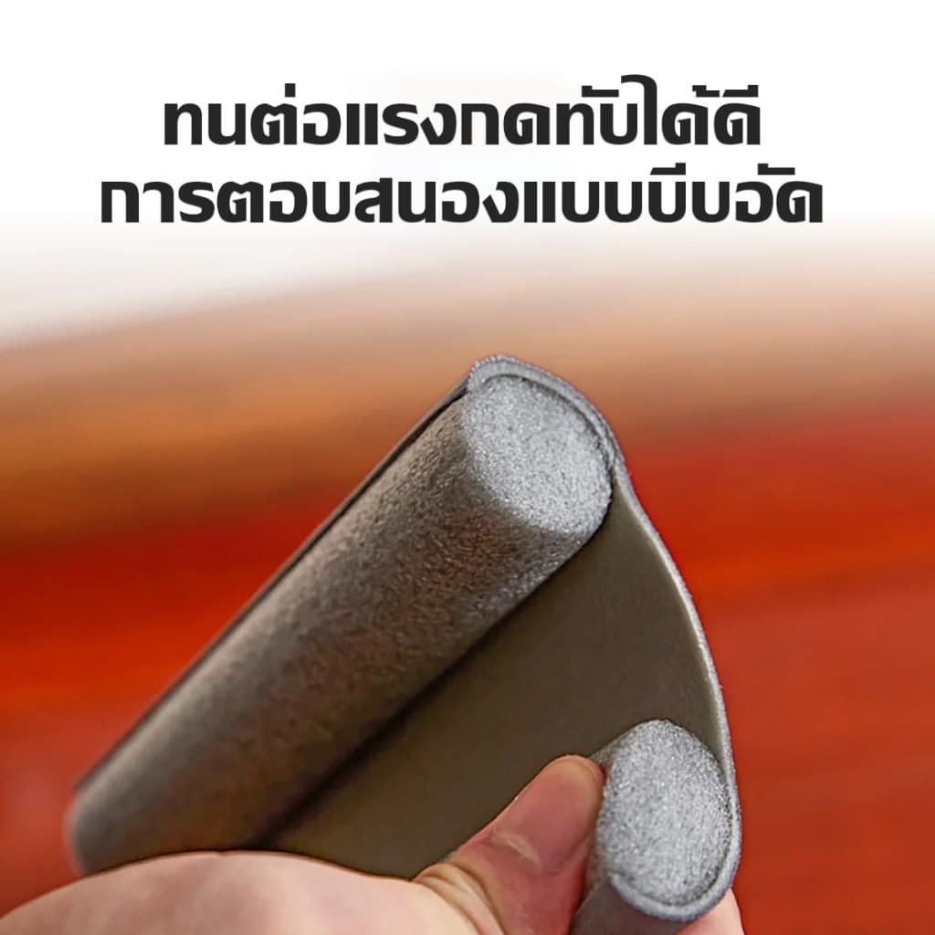 คิ้วกั้นประตู ที่กั้นประตู กันฝุ่นกันแมลงกันแอร์ออกป้องกันเสียง และแบบ PVC ไม่มีฟองน้ำ รูปที่ 8