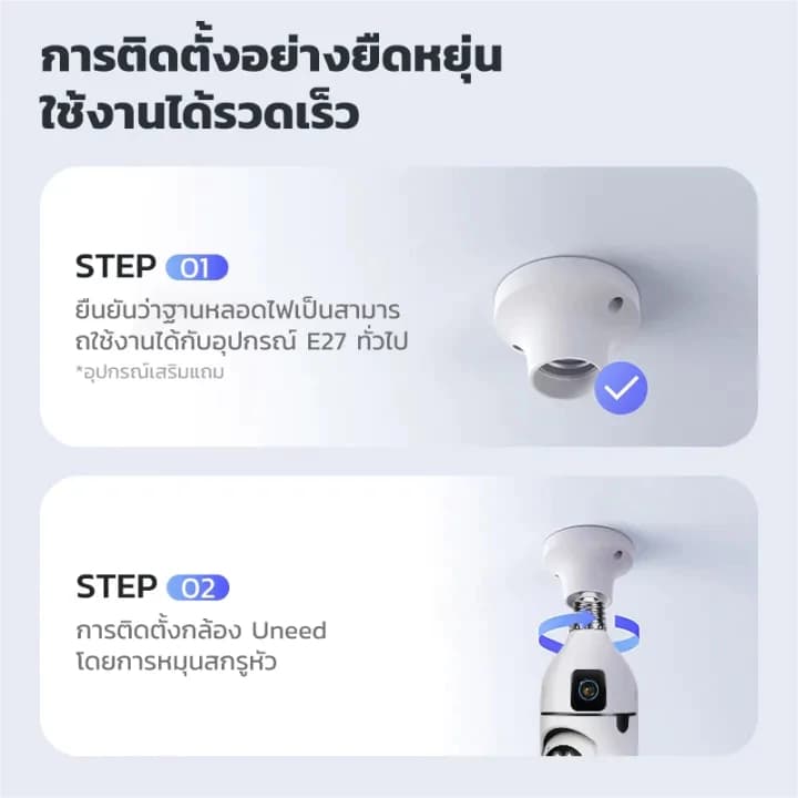 V380 PRO Q11 กล้องรักษาความปลอดภัยอัจฉริยะ มุมกว้าง องศา HD พาโนรามา 3D WiFi ไนท์วิชั่น กล้องวงจรปิด รูปที่ 3