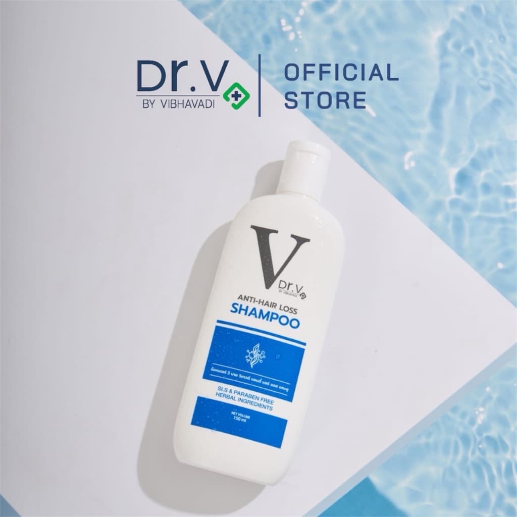 แชมพูสระผมลดผมร่วง บำรุงเส้นผมและหนังศีรษะ Dr.V Shampoo รูปที่ 1