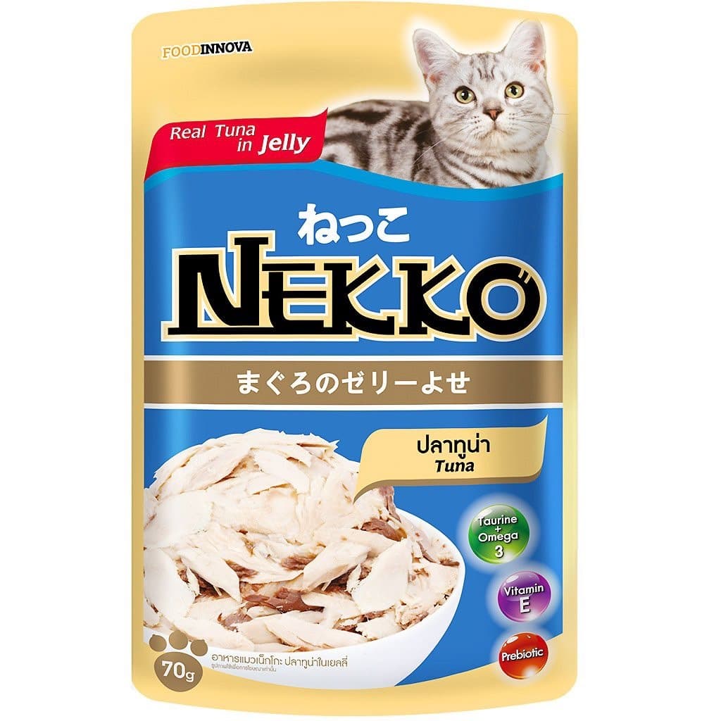 ) Nekko เน็กโกะ อาหารเปียกแมว 70g สำหรับแมวโต แมวสูงวัย รูปที่ 5