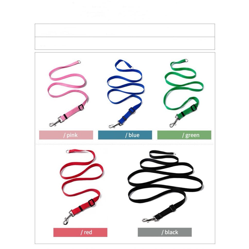 PP-845 สายจูงไนล่อนสำหรับสัตว์เลี้ยง ไม่ปรับความยาวได้ เหมาะกับสุนัข แมว และสัตว์เลี้ยงขนาดเล็ก มีความยืดหยุ่นสูง รูปที่ 2