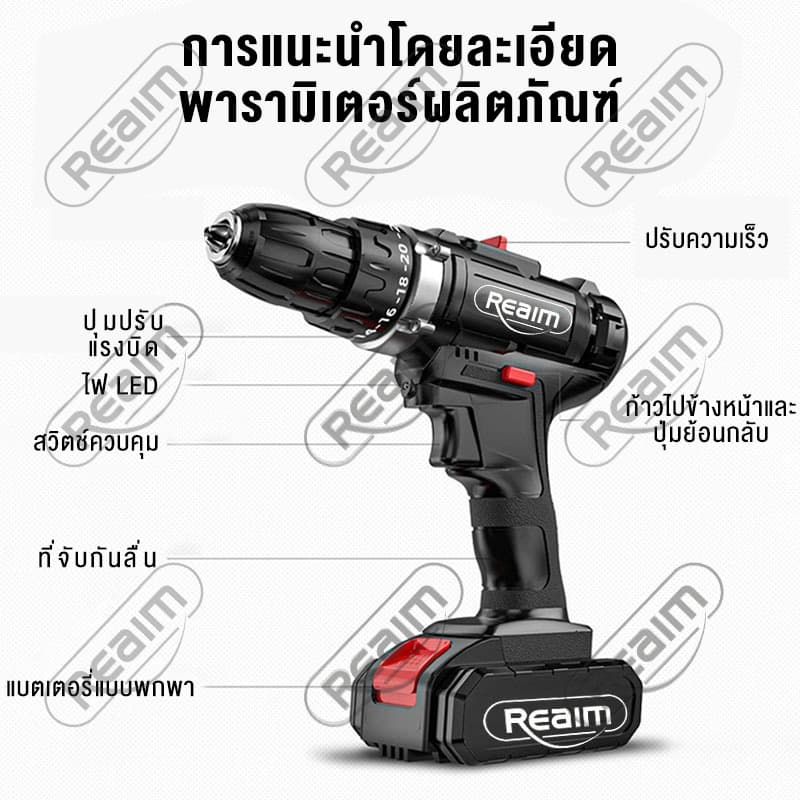 ชุดเครื่องมือซ่อมบ้านครบจบทุกงาน! ค้อน+ประแจ+คีม+ไขควง+ตลับเมตร+อีกเพียบ ใช้งานได้ทั้งงานบ้าน-งาน รูปที่ 9