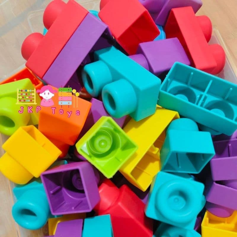 Todds & Kids Toys by JKP Toys ตัวต่อนุ่มนิ่ม มีล้อ บล็อกนิ่ม ตัวต่อนิ่ม ตัวต่อใหญ่ ตัวต่อSoft Block ของเล่นเสริมพัฒนาการ รูปที่ 9