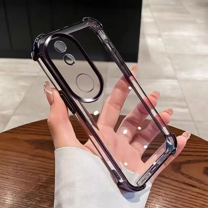 เคสใส ขอบสี กันเลนส์กล้อง สำหรับVivo V60lite V60 V50 lite V40 V40Pro V30 V30Proกันกระแทก รูปที่ 7