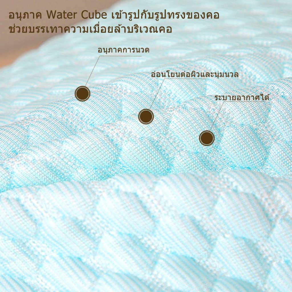 J-MU หมอน หมอนไมโครไฟเบอร์ หมอนหนุน หนานุ่ม รองรับศรีษะ หมอนนอน ขนาด 18x28x8นิ้ว รูปที่ 5