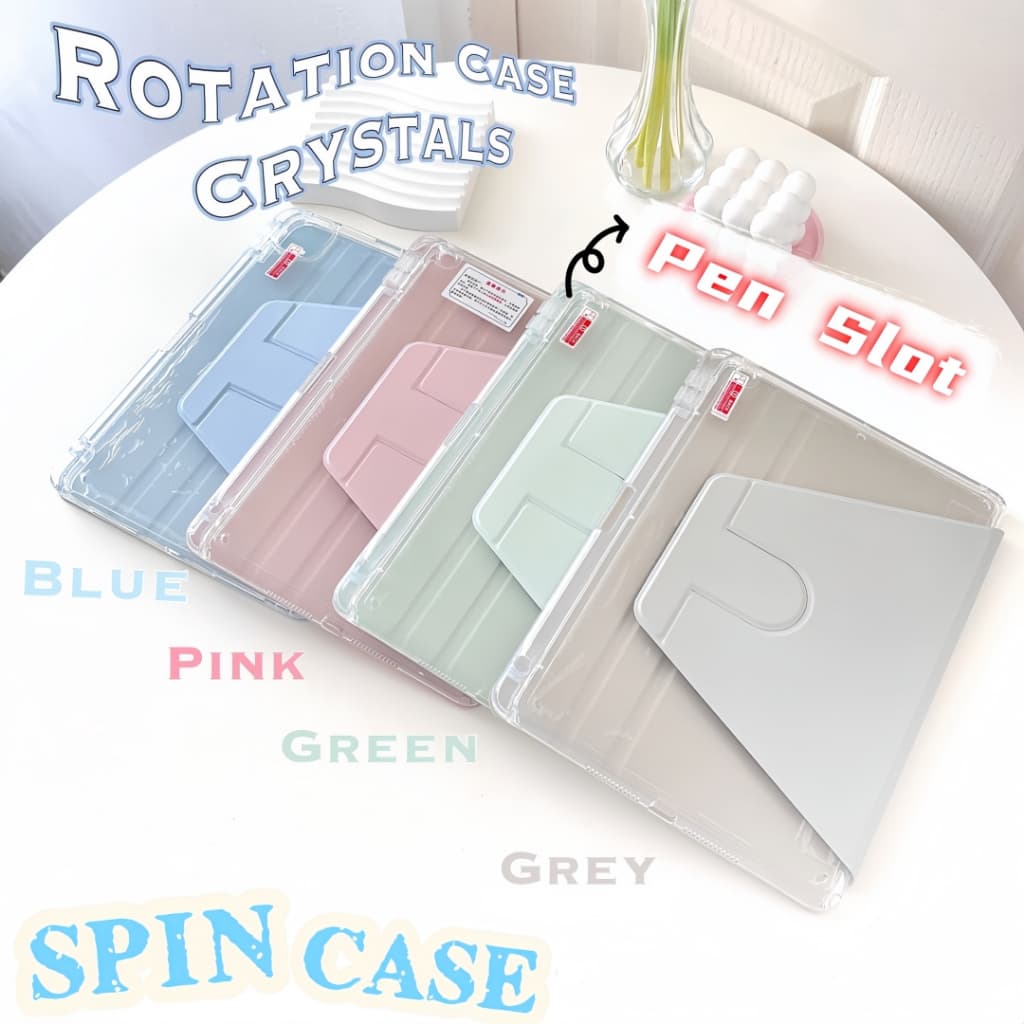 หมุนได้ 360 องศา สําหรับ เคสไอเเพด gen10gen11 Air4 Air5 Air6Air7 Pro11 case Gen9 Gen8 Gen7 10.2 Gen6 เคส Air3 ใส่ปากกาได รูปที่ 9
