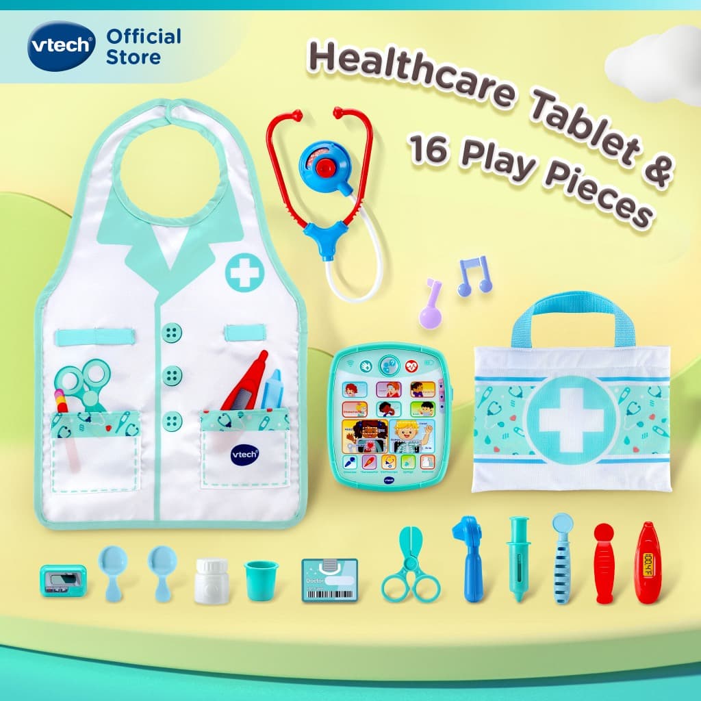 VTECH SMART CHART MEDICAL KIT, ของเล่นชุดหมอ ชุดอุปกรณ์ทางการแพทย์ 80-552100 รูปที่ 1
