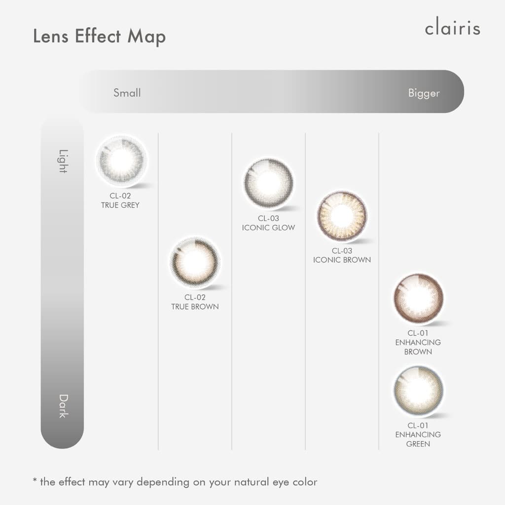 Clairis 1Day: สี True Brown รุ่น CL-02 TRUE COLOR คอนแทคเลนส์รายวัน คลาร์ไอริส รูปที่ 5