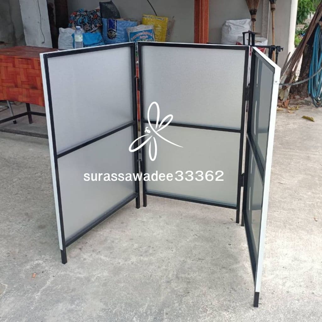 ฉากบังลมเตาแก๊สเมทัลชีทขนาด 2 ช่อง/3ช่องแบบพับได้ รูปที่ 2