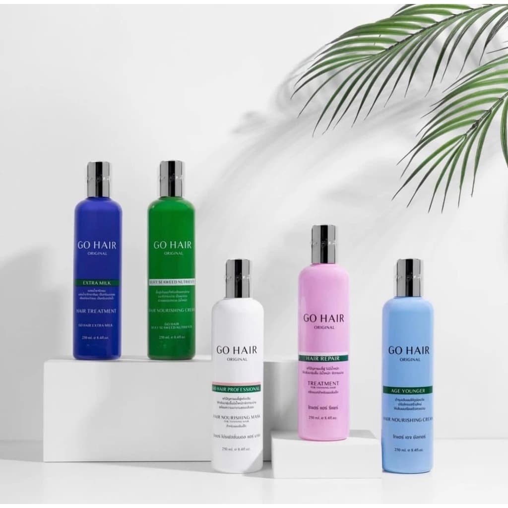 Go Hair Treatment โก แฮร์ ทรีทเมนท์บำรุงเส้นผม โกแฮร์ แชมพู ฟื้นฟู บำรุงเส้นผม รูปที่ 2