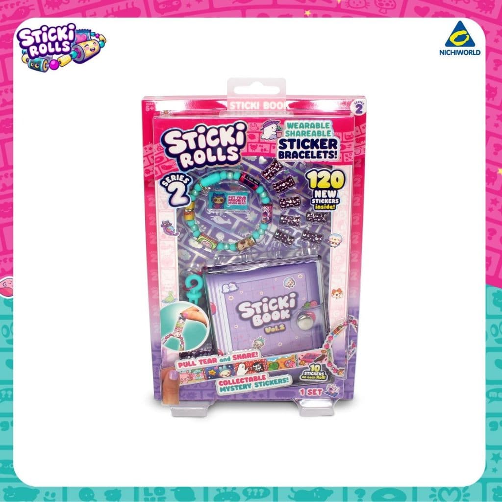 ของแท้ Sticki Rolls S2 - กำไลข้อมือสติ๊กเกอร์ DIY + สมุดสะสม รหัส SRSR201 รูปที่ 6