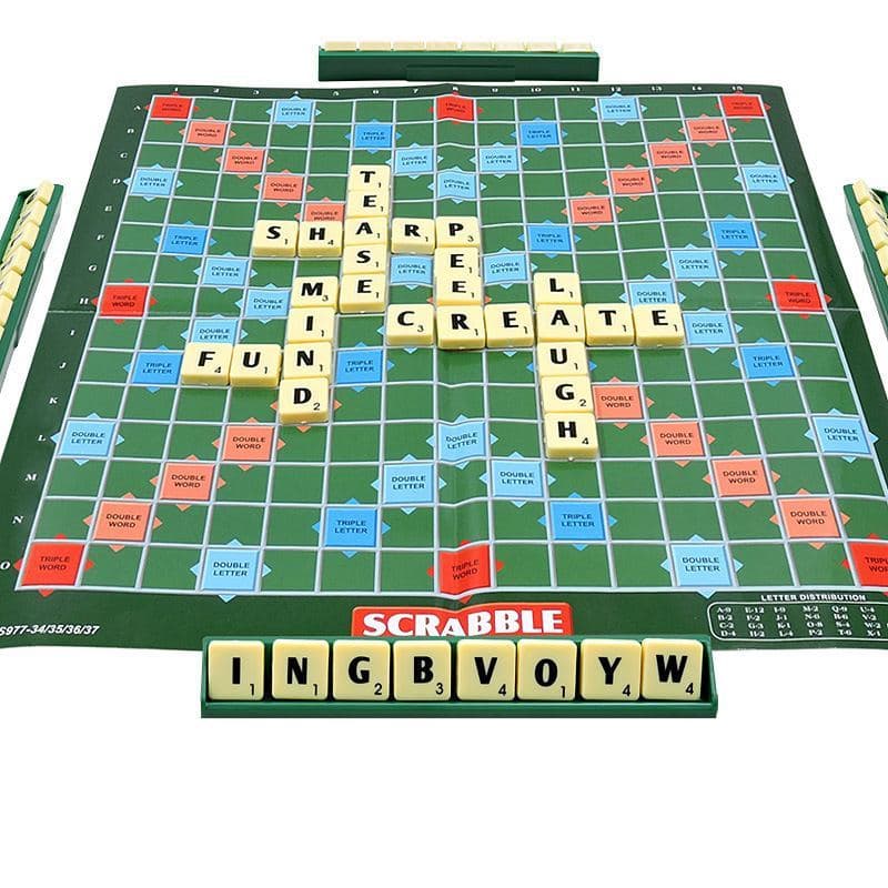 เกมต่อคำ SCRABBLE Original เกมกระดานเสริมทักษะภาษาอังกฤษสุดคลาสสิก 55110 # อุปกรณ์ครบ พร้อมเล่น รูปที่ 3
