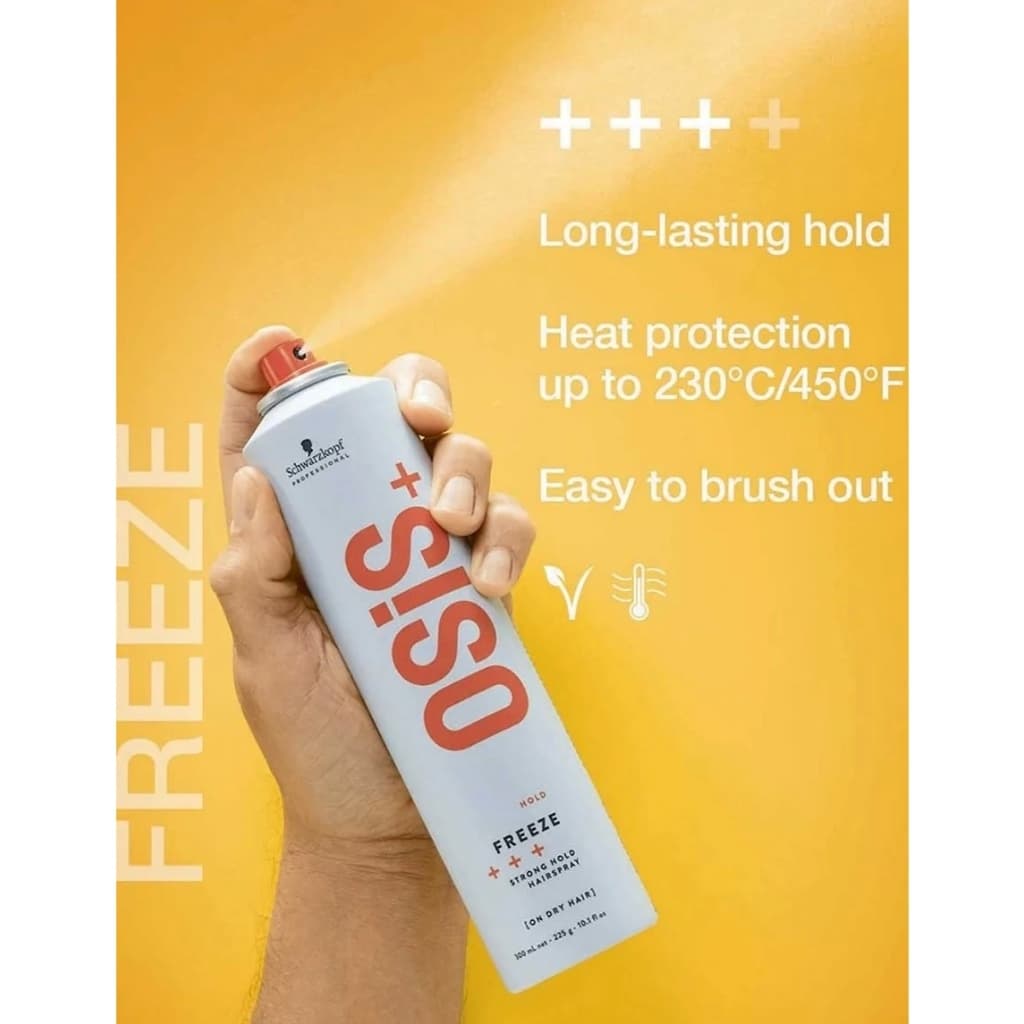 Osis+ Freeze Strong Hold Hairspray 300ml สเปร์ยฝุ่น ชนิดแข็ง อยู่ทรงนาน ไม่เป็นขุย รูปที่ 4
