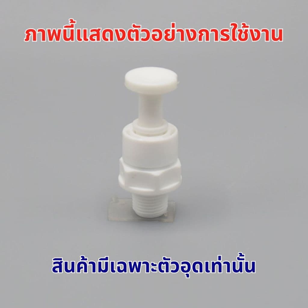 ปลั๊กอุดข้อต่อ ฟิตติ้ง แบบสวมเร็ว ขนาด 2 หุน พลาสติก Food grade สามารถใช้กับน้ำดื่มได้อย่างปลอดภัย รูปที่ 6