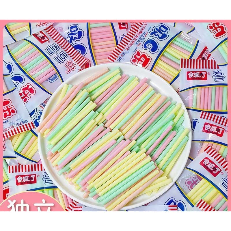 ยกแพ็ค 30 ห่อ พร้อมจัดส่งAPOLLO Straw Candy 18g รสผลไม้ อะพอลโล ขนมวัยเด็ก ขนมโบราณ ขนมน้ำตาลแท่งรสผลไม้ ขนมยุค90 รูปที่ 6