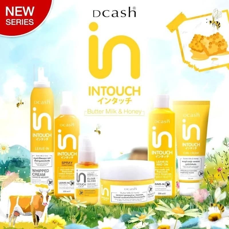 DCASH INTOUCH BUTTER MILK & HONEY ดีแคช อินทัช บัตเตอร์ มิ้ลค์ แอนด์ ฮันนี่ รูปที่ 2