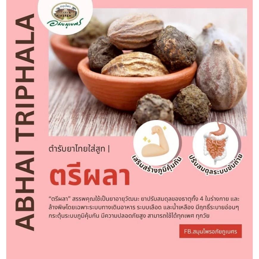 อภัย ตรีผลา - อภัยภูเบศร Abhai Triphala รูปที่ 5