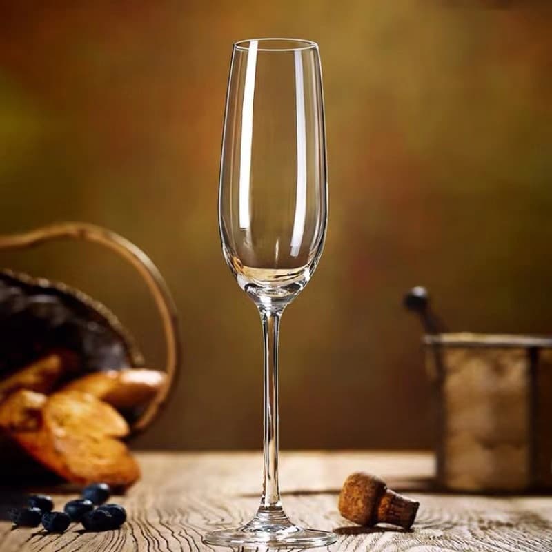 แก้วแชมเปญใส CHAMPAGNE แก้วไวน์ขาว สวยหรูหรา ขนาด185 ml รูปที่ 4