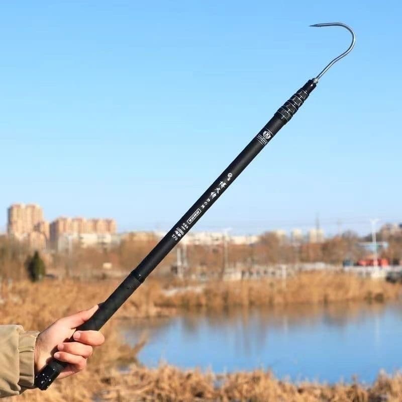 สวิงตักปลา Carbon Dip Net Rod ด้ามสวิง 5m สวิงยืดหดได้ ใช้สําหรับ Dip Fish Ultra-Light หดตัวความยาวเพียง 64 ถึง 75 ซม. รูปที่ 8